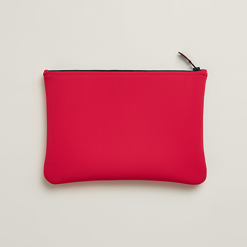 Authentic HERMES Neobain Case GM Clutch Bag Blue #36633462